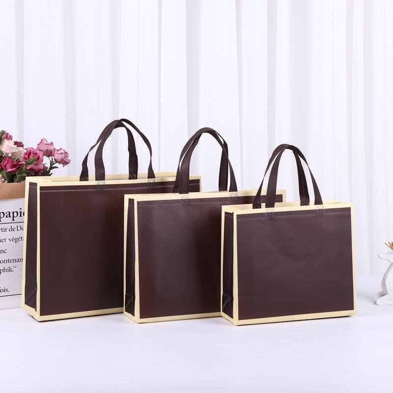 Non-woven reusable shopping box bag with custom printing