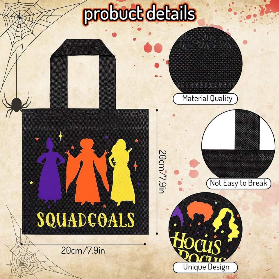 Halloween Non-Woven Gift Bag – Custom-Print Reusable OEM - front view