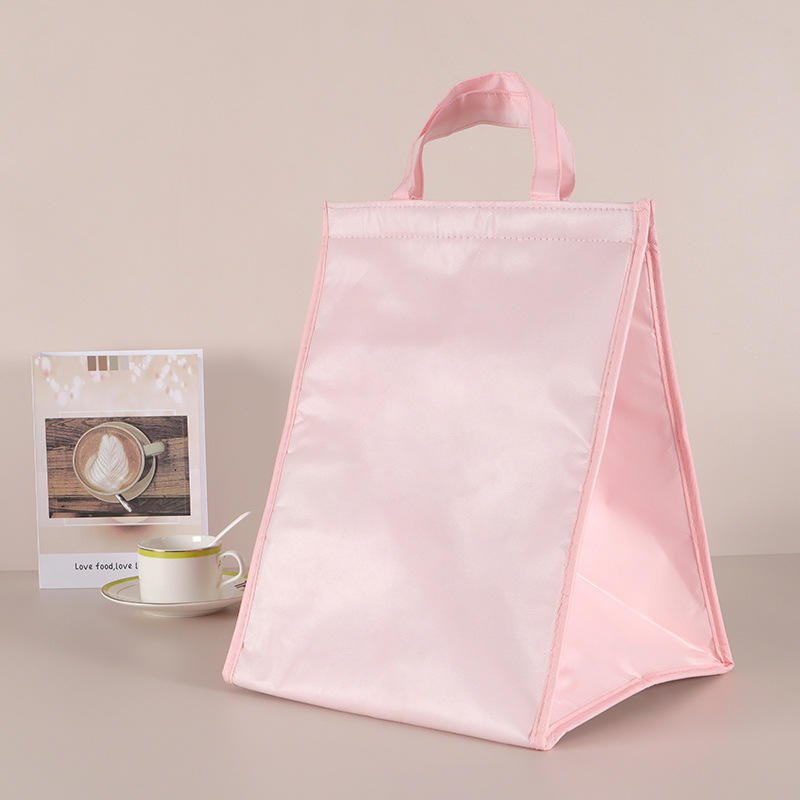Hook-and-Loop Closure Takeaway Non-Woven Insulated Cooler Bag OEM - view 4