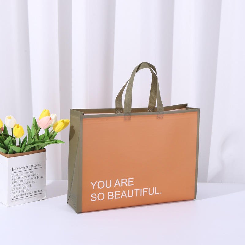 Non-Woven Shopping Tote Bag – Custom-Print Reusable OEM - front view