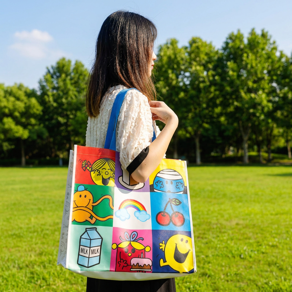 Non-Woven Gift Bag – Custom-Print Reusable OEM - front view