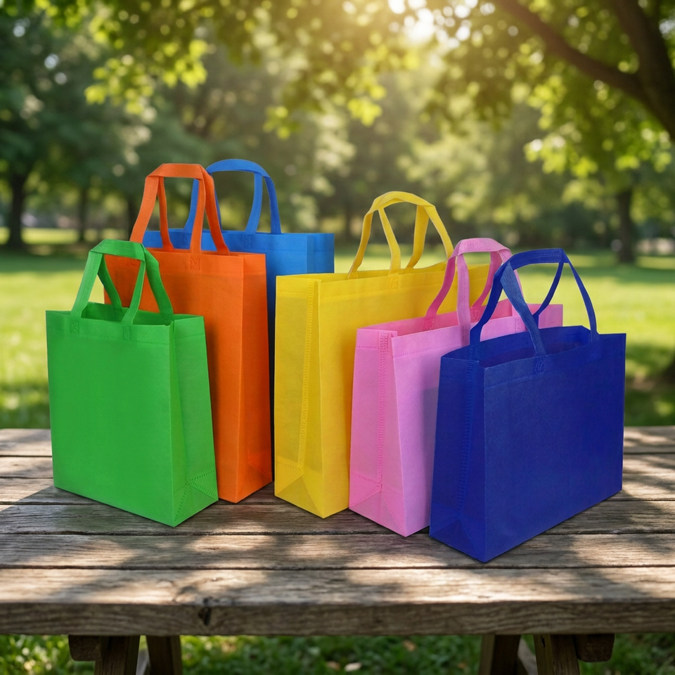 Non-Woven Shopping Tote Bag – Custom-Print Reusable OEM - front view