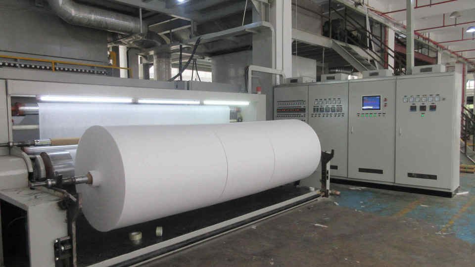 Non-woven fabric production line