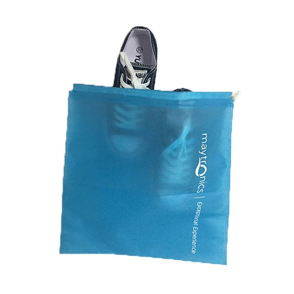 Non-Woven Drawstring Shoe Bag – Custom Travel Storage Pouch (Wholesale)