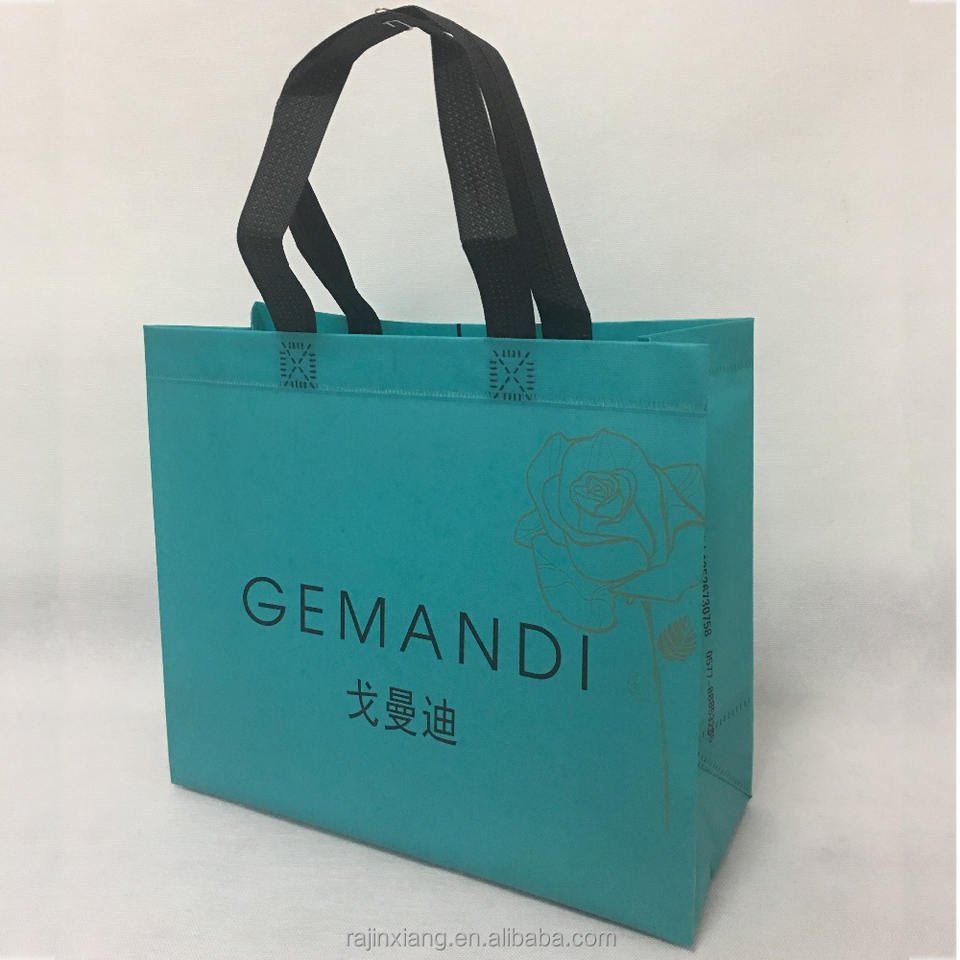 Non-Woven Laminated Tote Bag – Custom-Print Reusable OEM - front view